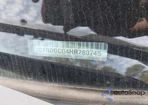 2017 Dodge Grand Caravan Sxt из США, поврежденный, VIN 2C4RDGCG4HR780745